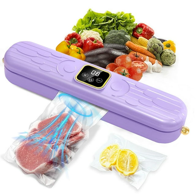 QTOCIO High Power LCD Screen Vacuum Sealing Household Fully Automatic Vacuum Packaging Plastic Sealing Pumping Food Vacuum Sealing
