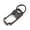 Black, variant on Key Ring Keychain Pendant Key Chain Multifunction Long Lasting Outdoor Tool Bottle Opener High Strength Reusable Rustproof One-piece Design