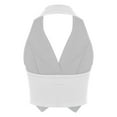 thumbnail image 5 of YONGHS Women's Dressy Casual Vest Tuxedo Suit Waistcoat Sleeveless Tank Top Blazer White S, 5 of 8