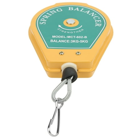 

Gupbes Tool Fixture Holder Hanging Spring Balancer 3 to 5Kg Load Bearing Retractable Tool Fixture Holder Hanging with Fittings