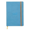 thumbnail image 1 of Cuaderno Rhodia con lunares turquesas, 15 x 21 cm, con funda de piel sintética, 1 of 7