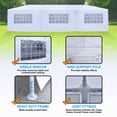 thumbnail image 4 of SereneLife Party Commercial Instant Shelter with 4 Walls-Waterproof Tent with 8 Sandbags, White, 4 of 7