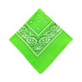 thumbnail image 2 of Unisex Cotton Paisley Tie-Dyed Square Bandana Headscarf, Vintage Breathable Pocket Square Hairband Hip Hop Face Mask Neck Wrap for Daily Fashion Styling, 2 of 5