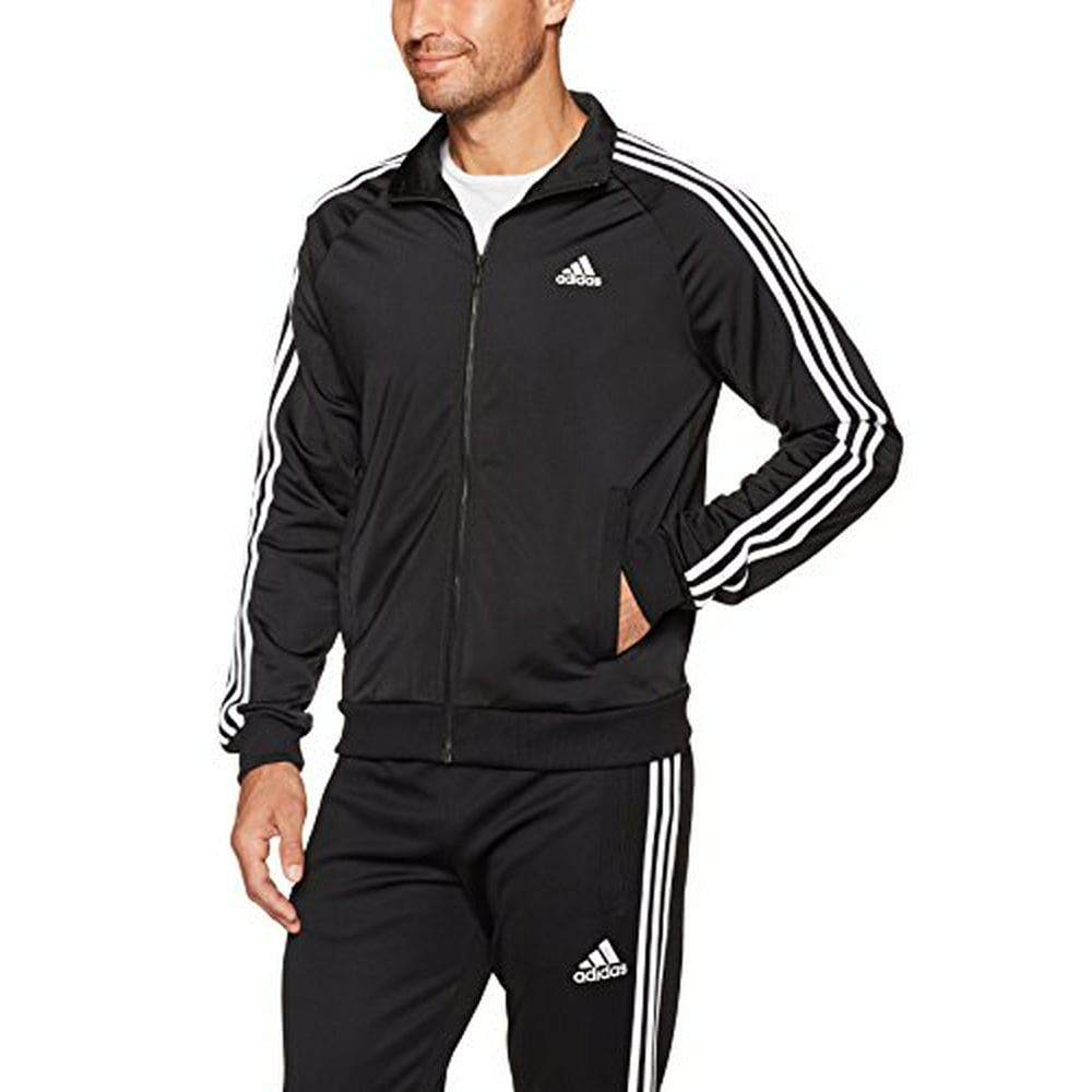Adidas - Adidas Essentials 3-Stripe Tricot Track Jacket - Mens ...