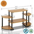 thumbnail image 3 of Furinno Turn-N-Tube TV Stand for TV up to 37", Multiple Colors, 3 of 4