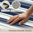 thumbnail image 6 of ODIKA 9'x12' Washable Area Rug Nautical Vintage Stripe Front Layered Doormat Welcome Striped Door Playful for Dining Room, Basement, Large Office, Non-Slip Chair-Friendly, 6 of 7