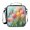 Watercolor Bird Tulip, variant on Haosy Blue Black White Marble Reusable Lunch Box Men/Women Insulated Lunch Bag for School Picnic Travel