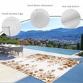 thumbnail image 3 of Brown Eucalyptus Leaves Outdoor Rug for Patio/Deck/Porch, Non-Slip Large Area Rug 6 x 9 Ft, Spring Summer Botanical Indoor Outdoor Rugs Washable Area Rugs, Reversible Camping Rug Carpet Runner, 3 of 8