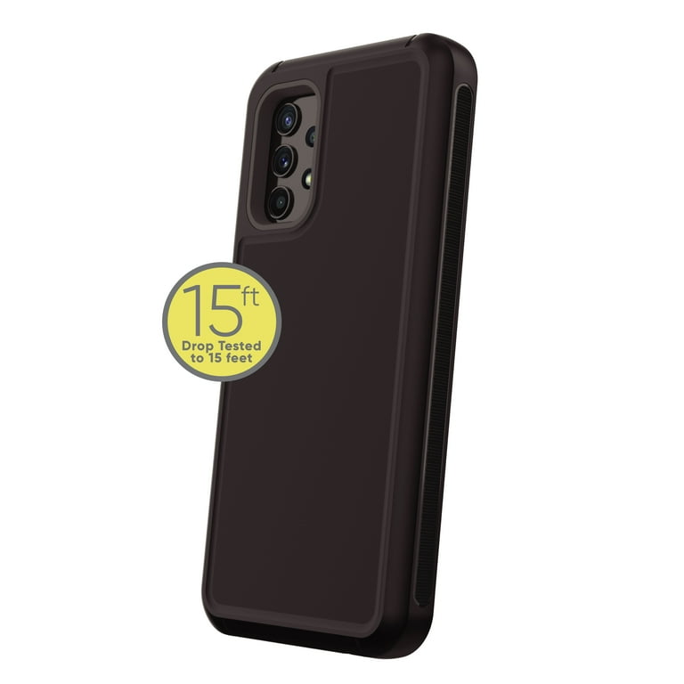 onn. Rugged Phone Case for Samsung Galaxy A32 5G - Black