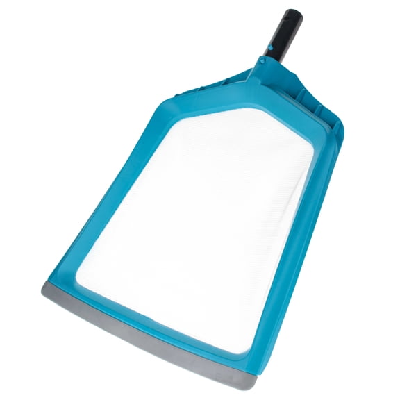 U.S. Pool Supply Pool Skimmer Net - Pool Leaf Skimmer Net, Fine Mesh Netting, Rubber Scoop Edge, Aluminum Pole Handle, Skim Surface Leaves, Leaf - Spa, Hot Tub, Pond Cleaning, Inground, Above Ground