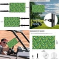 thumbnail image 5 of Jeiento Saint Patrick's Day Dog Paw Print Golf Cart Seat Covers 4 Pack with Golf Cart Steering Wheel Cover and Golf Cart Flags Golf Cart Seat Cushion Cover Steering Wheel Cover Decorations, 5 of 5