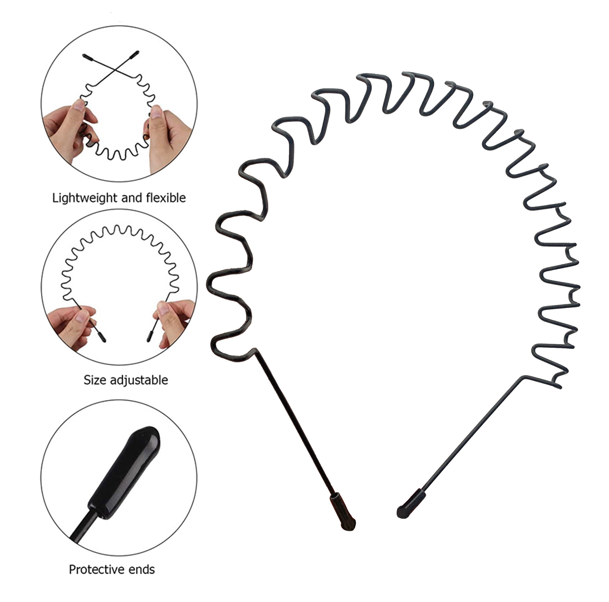 Metal Headbands for Men Fashion Headbands for Women, Unisex  display picture 2