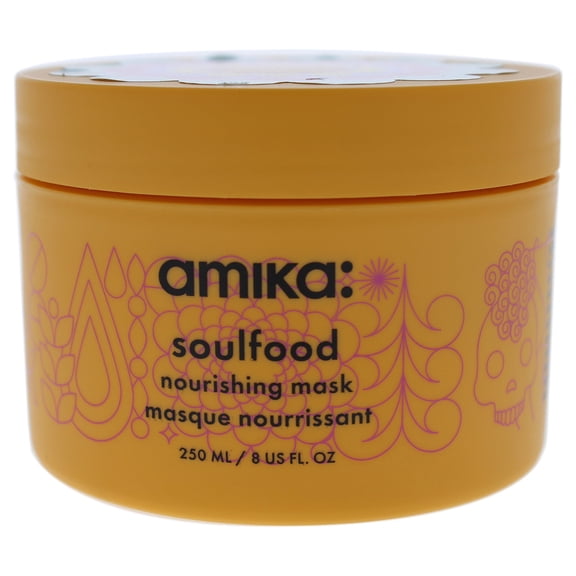 Amika Soulfood Nourishing Hair Mask, 8oz (Pack of 2)