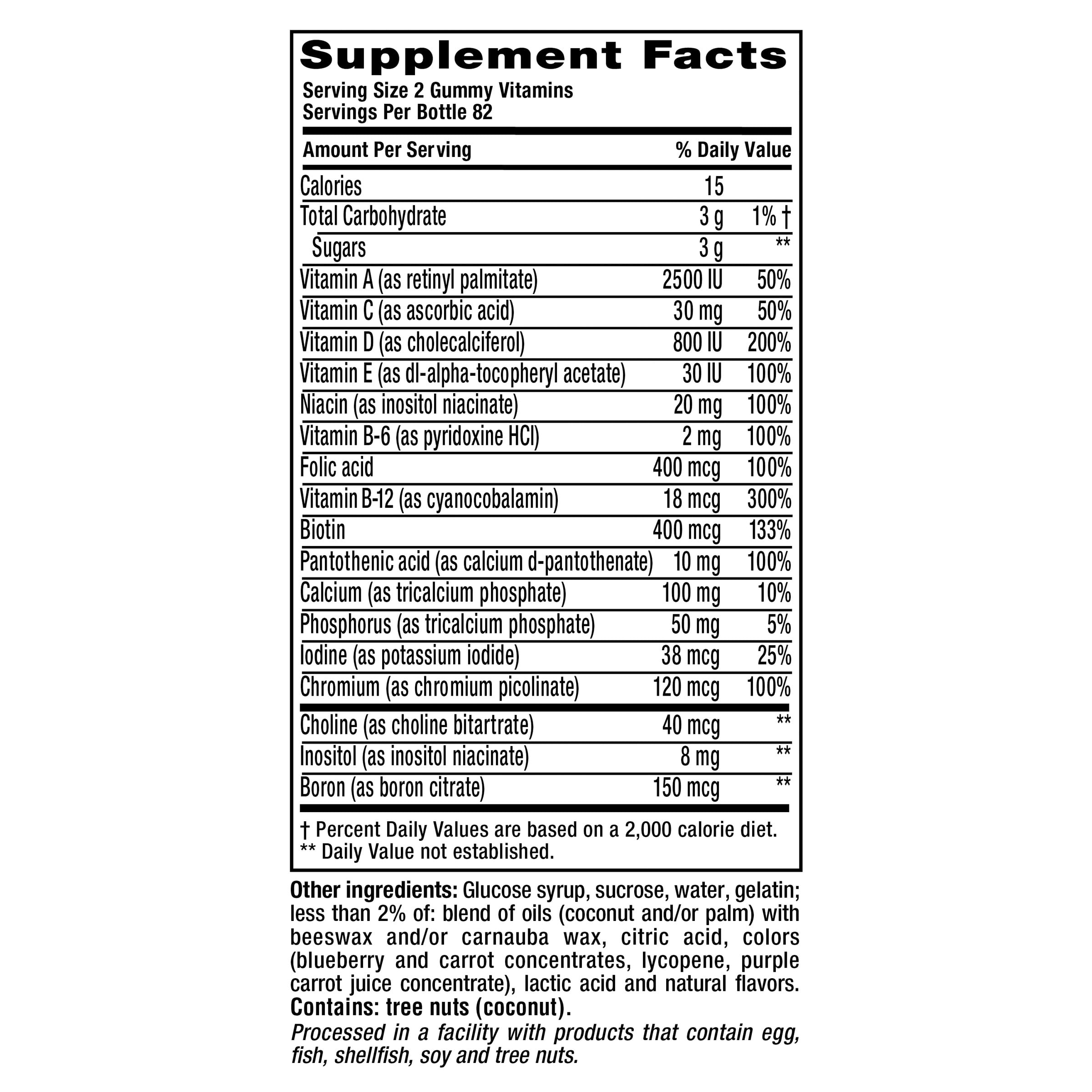 Vitafusion Women's Gummy Vitamins, 164ct