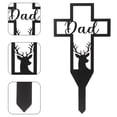 thumbnail image 3 of SHISUYAN Cemetery Memorial Stake Metal Yard Stake Grave Stake Decor, 3 of 8