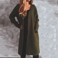 thumbnail image 6 of Ozmmyan Women Casual Sweater V-Neck Long Sleeve Hooded Autumn Sweater Cardigan Coats, 6 of 6