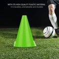 thumbnail image 5 of 2pcs 18cm Football Training Cone Plastic Soccer Cone Markers Football Marking Holder Accessory Green, 5 of 5