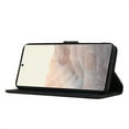 thumbnail image 5 of Jiahe Cover For Google Pixel 6A 6.1 inch Wallet Case,Shockproof Kickstand Card Slots Protector with Wrist Strap Flip Leather Cover,Black, 5 of 8