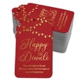 thumbnail image 1 of Inkdotpot Pack Of 100 Real Gold Foil Paper Tags Happy Diwali Favor Hang Tags, 1 of 6
