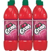 Crush Strawberry Soda, .5 L bottles, 6 pack