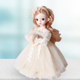 thumbnail image 4 of Muñeca de Niña de 30 Cm Articulada Princesa de Maquillaje Beige Baoblaze, 4 of 8