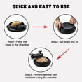 thumbnail image 2 of Multifunctional Chicken Shredder， Meat Shredder Tool with Handle and Non-Slip Base， Quick Safe Shred Machine Chicken for Beef, Pork, Chicken and Other Meat Foods (RED), 2 of 8