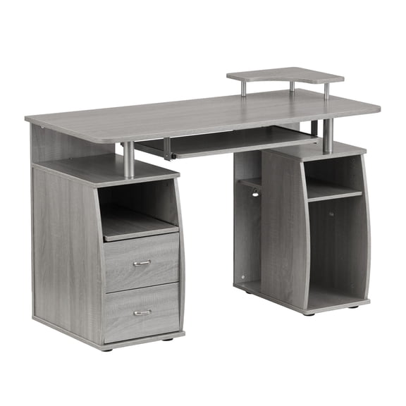 Techni Mobili Complete Computer Workstation Desk With Storage, Espresso