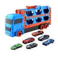 thumbnail image 3 of Kits de camiones transportadores de pista, vehículos de transporte, juguete divertido, Mini coche de juguete, presente, vehículos eléctricos de Estilo A, 3 of 9