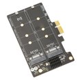 thumbnail image 2 of Adapter Card M.2 SATA to PCIE Dual Disk Array Card Transmission Stability Expansion Card, 2 of 14