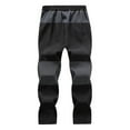 thumbnail image 4 of Zwiiyzr 5-16Y Kids Boys Girls Snow Pants Fleece Lined Plush Solid Color Keep Warm Windbreak Water Proof Outdoor Hiking Ski Pants Dark Gray, 4 of 5