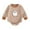 A01-Orange, variant on FYDUU Baby Boys Bodysuits Onesies One-Pieces Long Sleeve Knit Striped With Embroidery For Toddlers Autumn Winter Casual Outfit Stylish Elegant 0-3 Months
