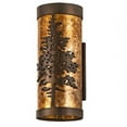 thumbnail image 4 of Meyda Tiffany 203863 Tamarack 13" Tall Wall Sconce - Copper, 4 of 5