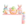 thumbnail image 2 of Beautynvta Easter Door Corner Decorations, Wooden Bunny Gnome Egg Door Frame Ornament, Easter Spring Sign for Front Door Frame, Window, Wall, Cabinet, Right, 2 of 4
