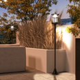 thumbnail image 2 of Outsunny 72" Solar Post Light, IP44 LED Outdoor Street Light, 2 Pack, 2 of 10