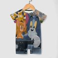 thumbnail image 4 of Tom And Jerry Baby Bodysuit Boy Girl Clothes Soft Newborn Infant Outfit Short Sleeve Romper, 4 of 8