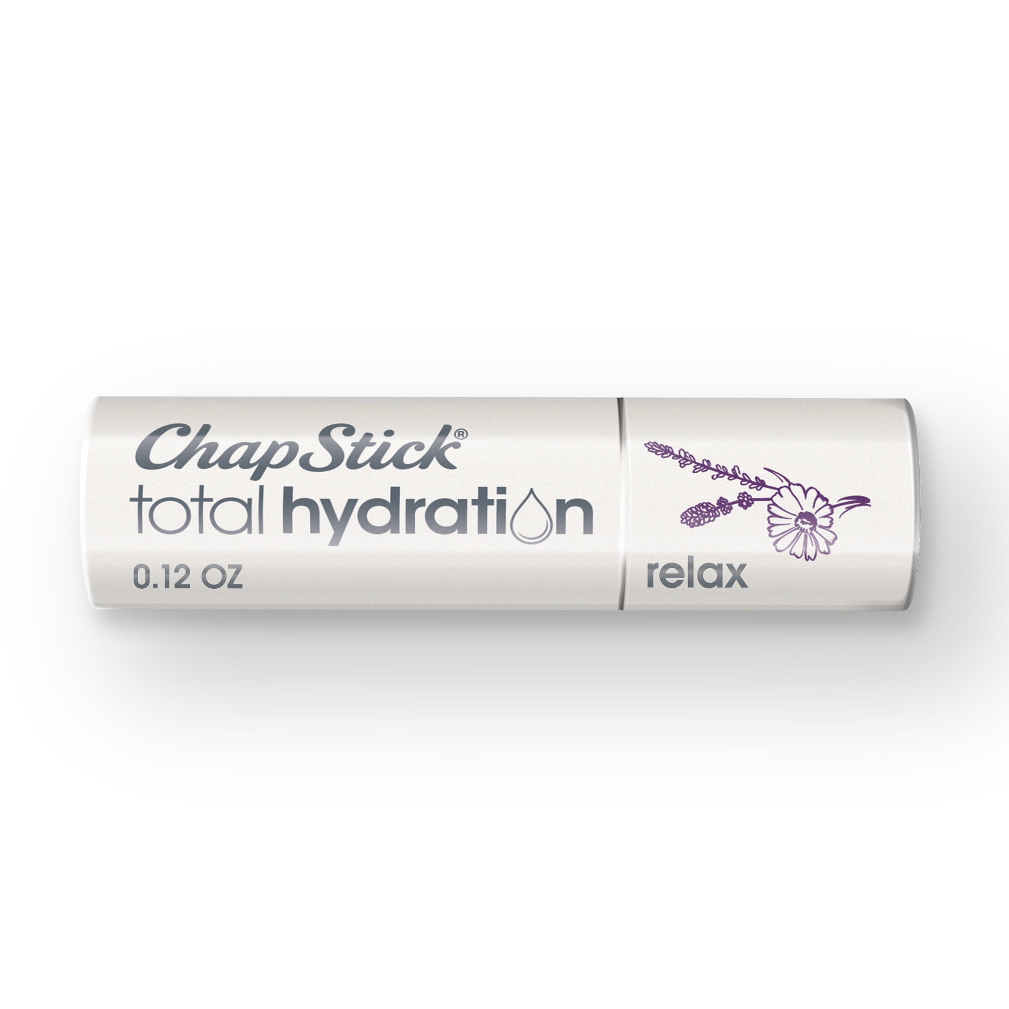 ChapStick Total Hydration Essential Oils Relax Chamomile + Lavender Flavored Lip Balm Tube - 0.12 Oz