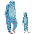thumbnail image 2 of Pijamas unisex para adultos, de franela, de una pieza, para disfraz de Halloween, ropa de dormir para el hogar X, 2 of 4