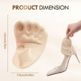 thumbnail image 2 of 2025 Upgraded Metatarsal Pads Women, Shoe Inserts for Women, Ball of Foot Cushions Relief and Comfort, One Size Fits Any (Beige, 3 Pairs), 2 of 7