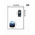 thumbnail image 4 of LED Water Ripple Projection Lamp, Remote Control USB Aurora Starry Sky Light for Romantic Bedroom Atmosphere, Holiday Decor Gift, 4 of 7