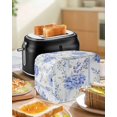 thumbnail image 5 of Fsddascl Purple Hydrangea Small Toaster Cover 2 Slice, Kitchen Appliance Covers, Stripe Botanical Vintage Toaster Oven Cover with Loop, Bread Machine Cover Polyester Dust Cover Protection, 5 of 5
