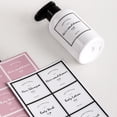 thumbnail image 3 of 1 Set Waterproof Lotion Label Stickers Ultra Thin Rectangle Hair Shampoo Dispenser Bottles Label Sticker for Dorm, 3 of 7