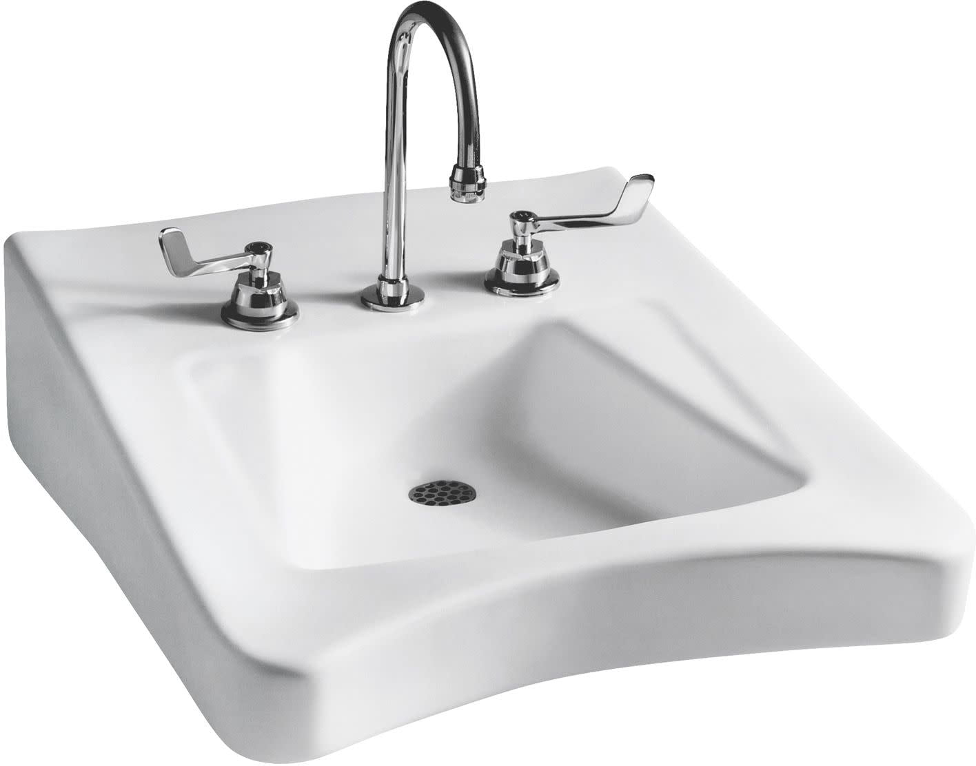 Mansfield 315Lo4 Wheelchair 20" Vitreous China Wall Mounted Bathroom