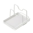 thumbnail image 1 of Estante para tapas de ollas Organizador de almacenamiento de tapas Prácticos utensilios de cocina Organizador de tapas de ollas Blanco, 1 of 7