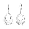 thumbnail image 1 of Pendientes ALEXCRAFT de plata esterlina con forma de lágrima y colgantes de 4,5 cm, 1 of 8