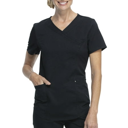 

Scrubstar Short Sleeve Mock Neck Wrap Scrub Top (Women s) 1 Count 1 Pack