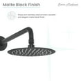 thumbnail image 4 of Ivy Single-Handle 1-Spray Tub and Shower Faucet in Matte Black (Valve Included), 4 of 12