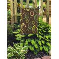 thumbnail image 2 of POGLIP Brown Pattern Abstract Green 1950S Simple Geometric 1960S Endless Symbol Garden Flag Decorative Flag House Banner 12x18 inch, 2 of 2