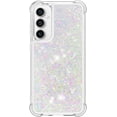 thumbnail image 3 of Slim Fit Phone Case for Samsung Galaxy S23 FE, Glitter Liquid Quicksand Effect Silicone Soft TPU Case with Camera Lens and Screen Protection Case for Galaxy S23 FE,LSWT Colorful, 3 of 14