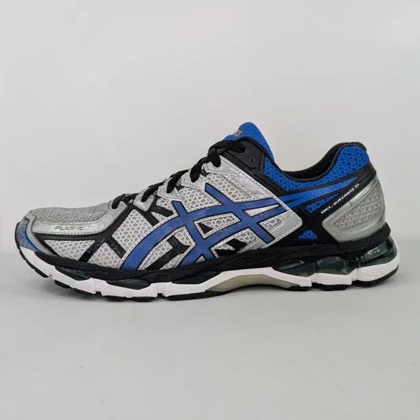 Asics Gel Kayano 21 Running Shoes Men's Size 11.5 Sneakers Blue Grey T4H2N