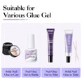 thumbnail image 2 of Gellen Quitapegamento para Uñas para Presionar las Uñas, 2 Quitapegamento para Uñas de 40 Ml para Pegamento para Uñas UV, Pegamento Suave sin Acetona para Uñas, Puntas Postizas, 2 of 8
